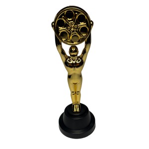 RTD-2956 : 9" Movie Reel Award Statue Trophy Plastic Theme Party Favor Prop at MovieNightParty.com