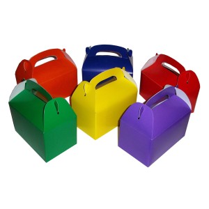 RTD-2378 : Assorted Color Treat Boxes for Party Favors at MovieNightParty.com