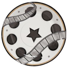8-pack of Movie Reel Dessert Plates for Movie Night 8-pack of Movie Reel Dessert Plates for Movie Night