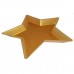 RTD-3718 : Gold Star Shaped 13 inch Snack Tray at MovieNightParty.com