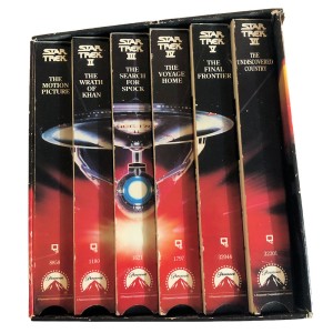 RDD-1144 : STAR TREK: The Movie Collection VHS Video Set of 6 Movies I - VI at MovieNightParty.com